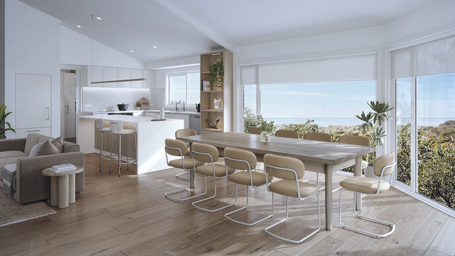 Dining area interior rendering for 49 Wybellenna Drive, Fairhaven