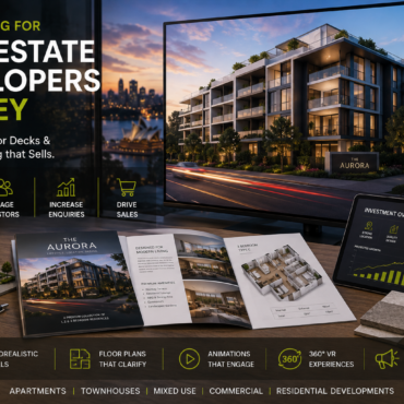 3D Rendering for Real Estate Developers in Sydney: Pre-Sales, Investor Decks & Project Marketing