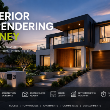 Exterior 3D Rendering in Sydney: Facade, Streetscape & Property Marketing Visuals