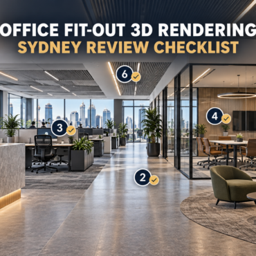 Office Fit-Out 3D Rendering Sydney | Review Checklist